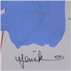 Image 2 : Jenik Cook, Framed Original Acrylic Painting, Hand Singed with Letter of Authenticity.