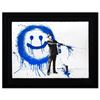 Mr. Brainwash- Silkscreen Serigraph "Spray Happiness (Blue)"