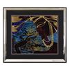 Image 1 : Martiros Manoukian, "Instant Awareness" Framed Limited Edition Mixed Media Silkscreen, Numbered 285/
