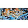 Image 2 : Pour- Hand Embellished Giclee on Canvas "Pour LE-01"