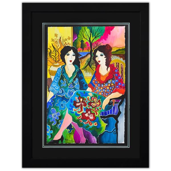 Patricia Govezensky- Original Watercolor "Vivian & Yasmin"