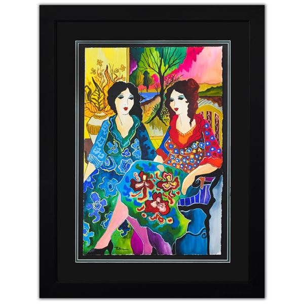 Patricia Govezensky- Original Watercolor "Vivian & Yasmin"