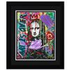Nastya Rovenskaya- Original Mixed Media on Paper "The Colours of Mona Lisa"