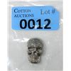 Image 1 : 1 Oz .9999 Fine Bismuth Skull Bar