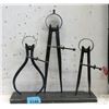Image 1 : Metal Caliper Statue - 4" x 14" x 14" Tall