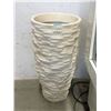 Image 1 : Cream Coloured Planter -27" tall x 14" diameter