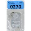 Image 1 : 1 Oz. Engelhard .999+ Silver Bar