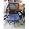 Image 1 : New Black Tempur-Pedic Office Chair with Navy Seat