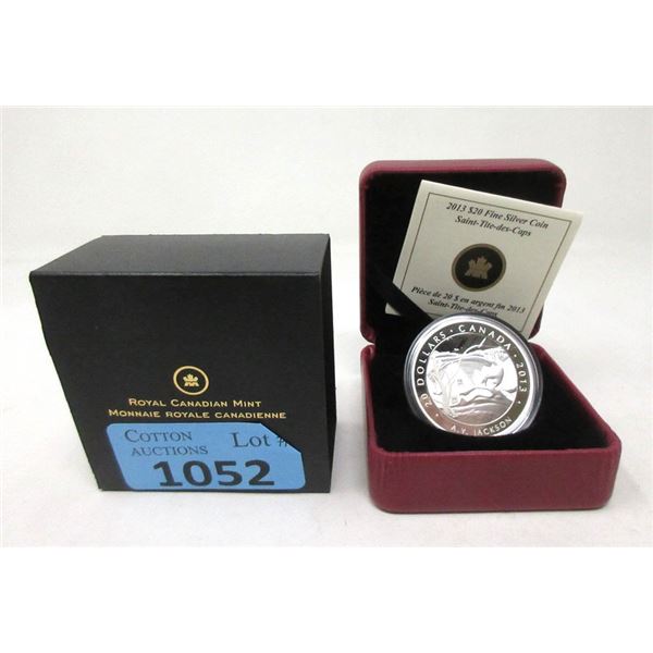 2013 Canadian Fine Silver "A. Y. Jackson" $20 Coin