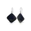 Genuine 43.5 ctw Sapphire Earrings 14KT White Gold - REF-114F3Z