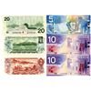 Image 2 : Bank of Canada Group of 6 Assorted Banknotes