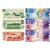 Image 2 : Bank of Canada Group of 6 Assorted Banknotes