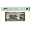 Image 1 : Banco de la Republica, 1967 "Top Pop" Issued Banknote