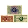 Image 1 : Tresor Central. ND (1944). Lot of 3 Issued Notes.