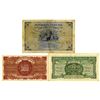 Image 2 : Tresor Central. ND (1944). Lot of 3 Issued Notes.