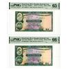 Image 1 : Hongkong & Shanghai Banking Corp., 1976 and 1978 Issued Banknote Pair