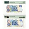 Image 2 : Reserve Bank of New Zealand, 1990 Issued Banknote Pair With Matching Serial Numbers.