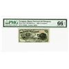 Image 1 : Banco Nacional del Paraguay. 1886. "Top Pop" Issued Banknote.