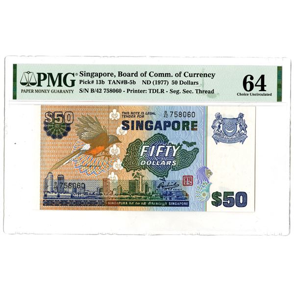 Board of Commissioners of Currency. ND (1977). Issued Note.