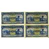 Image 1 : Government of Trinidad and Tobago, 1939-1942 Issued Banknote Quartet