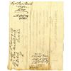 Image 2 : Continental Battalion, 1777 Promissory Note Issued to Charles Pond for Enlisting his Company in to t