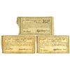 Image 1 : Connecticut Comptroller's Office, 1789-91 Issued Payment Trio