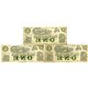 Image 2 : Egg Harbor Bank, ca. 1860s Issued Banknote Trio