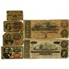Image 1 : United States Fractional Currency and Confederate States of America, 1860's Issued Banknote Group of