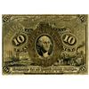 Image 1 : 10 Cents, Second issue Fractional Currency Specimen