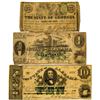 Image 1 : State of Georgia & Alabama Issued Banknote Trio, 1863-64