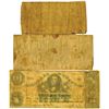 Image 2 : State of Georgia & Alabama Issued Banknote Trio, 1863-64