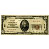 Image 1 : Minnesota. First National Bank of Rochester, $20, 1929 T1, Ch#579.