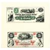 Image 1 : American Bank Note Co., 1850-60's (Reprinted in1994) Uncut Proprietary Proof Banknote Pair