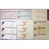 Image 1 : Texas Proof & Specimen Uncut Sheets of Checks Group of 6, ca.1900-19