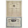 Image 1 : Santa Lucia Mining and Milling Co., 1891 and 1894, I/U Stock and Bond Pair