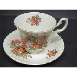 SHABBY ROSES ROYAL ALBERT CUP and SAUCER #2072339