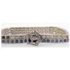 Image 1 : Sterling Diamonbar 2 row buckle bracelet #2072694