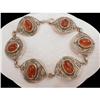 Image 1 : EXQUISITE Amber STerling Victorian bracelet #2073145