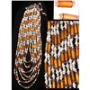 Image 1 : 100's beads gold GLass collar MASSIVE Necklace #2073177