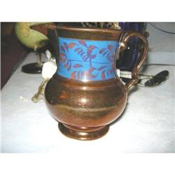 Antique Georgian Copper Lustre Jug #2073322