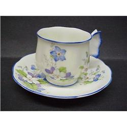 RARE - BUTTERFLY HANDLE - CUP and SAUCER #2087656