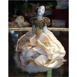 POWDER PUFF PIN CUSHION DOLL #14 #2087660