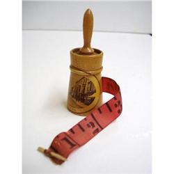 Antique Mauchline Ware Tape Measure #2087664