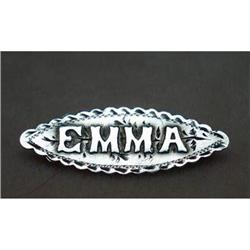 VICTORIAN STERLING BROOCH - EMMA #2087672