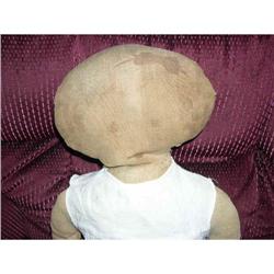 23" Art Fabric Early Cloth Doll #2087694