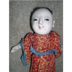 9" Early Papier-Mache Japanese Doll #2087702