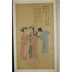 Chinese  Ink   on  paper  Scroll  Painting #2087907