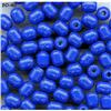 Image 1 : 2000 VINTAGE BLUE BARREL GLASS BEADS 6mm #45 #2087955