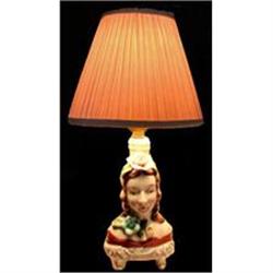 Occupied Japan Female Figural Boudoir Lamp #2088011