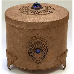 Thorens Jeweled Brass Music Powder Box #2088148